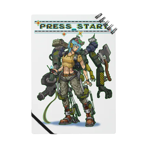 “PRESS START” 1-#1 Notebook