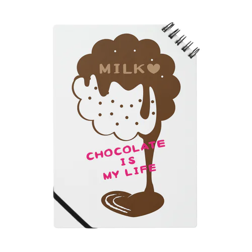 CT98 CHOCOKATE IS MY LIFE*Ｃ Notebook