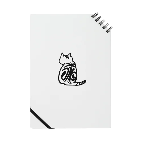 哀愁漂うアメショ猫の背中 Notebook