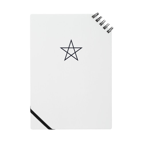 五芒星　檳榔子黒 Notebook