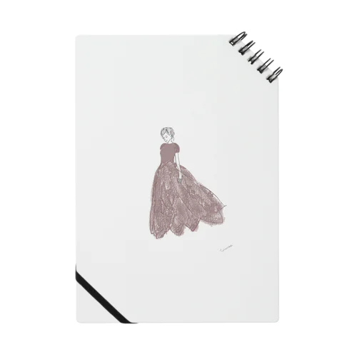 tulip lace dress Notebook