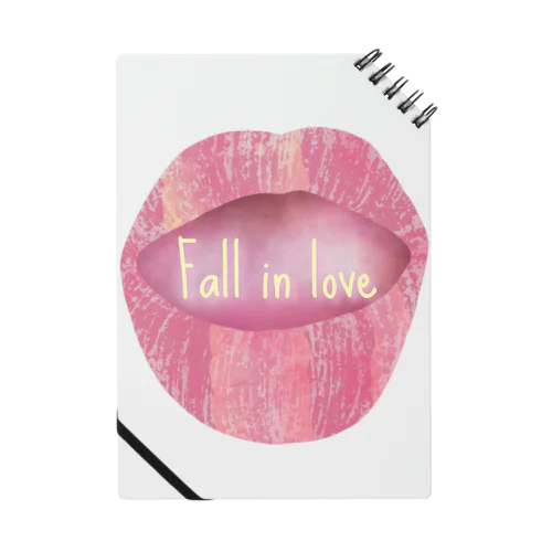 Lips💋 foll in love Notebook