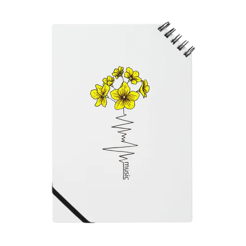 music flower Notebook