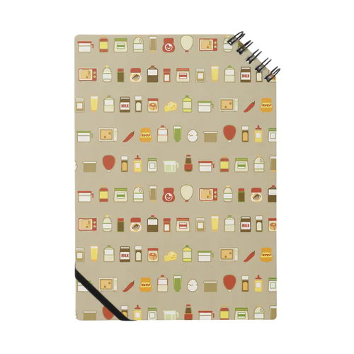 【楽々料理レシピ②】調味料・道具　キッチン　料理　調理　食育　オータムカラー Notebook