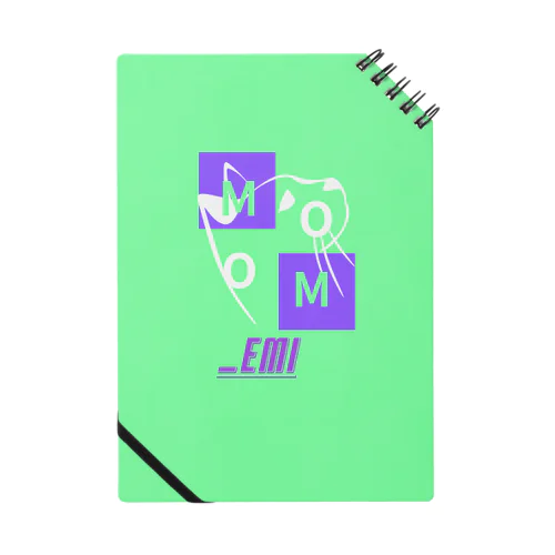 momo_emi ロゴグッズ Notebook