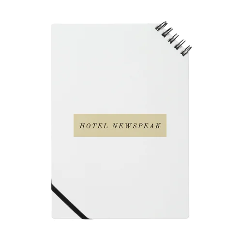 HOTEL NEWSPEAKロゴ入りグッズ Notebook