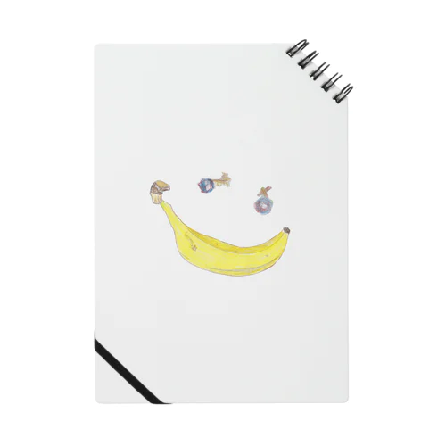 バナナスマイリー　Banana Smiley Notebook