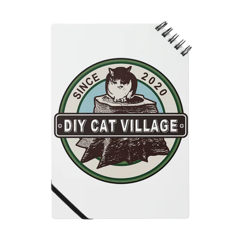 ロゴ DIY Cat Village Notebook