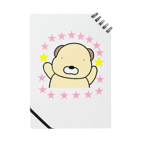 はい☆くまです(お星さまたくさん) Notebook