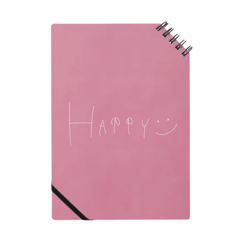 happy ピンク Notebook