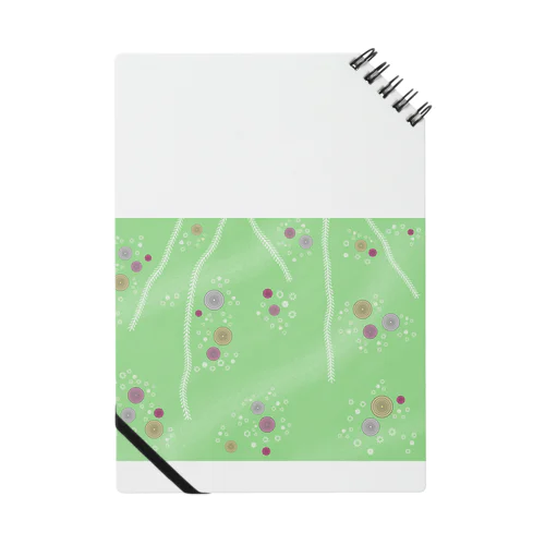 謎柄の和風グッズA（若緑） / Japanese style goods A inspired by escape room (Light green) Notebook