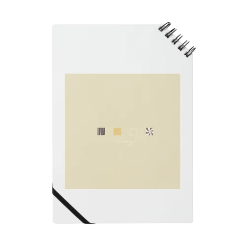 koro koro Candy-Cream Beige Notebook