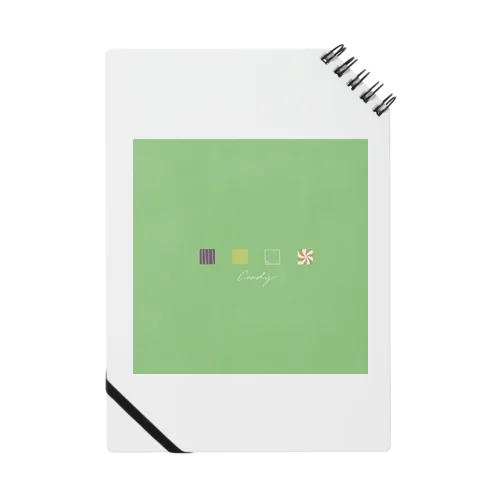 koro koro Candy-Tea Green Notebook