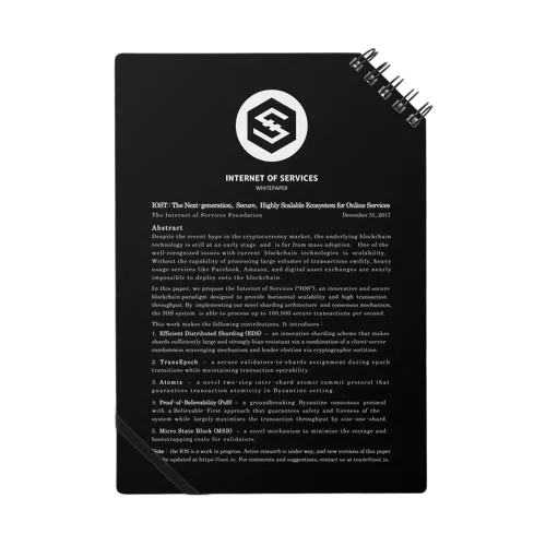 IOST whitepaper WH/BK ノート