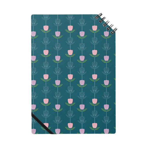 シックモダンな北欧のお花3色。 D/min Notebook