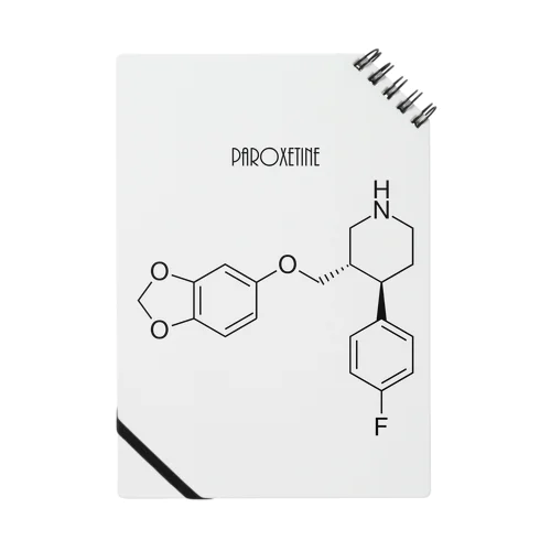 パキシル・パロキセチン（うつ病・パニック障害・社会不安障害・強迫性障害・PTSD）グッズ Notebook