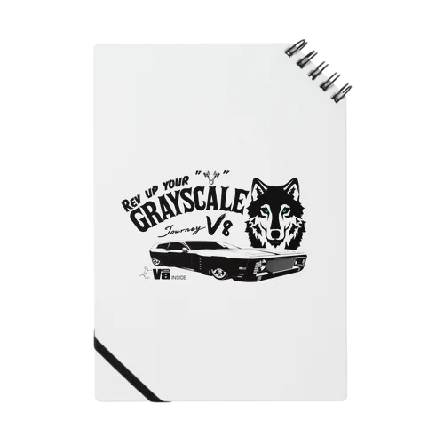 GRAY SCALE Journey V8(Black and white2) ノート