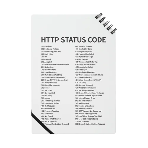 全HTTPステータスコード ノート