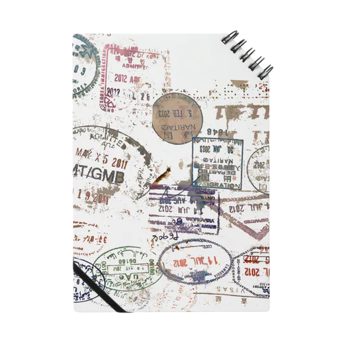 travel stamps.2 Notebook