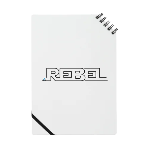 REBEL LINE BLACK Notebook