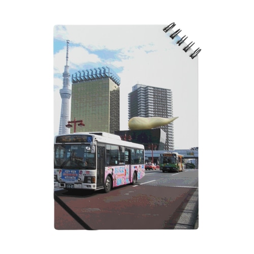 CG絵画：吾妻橋の風景画　CG art: view of Azumabashi Brdg./ Tokyo Notebook