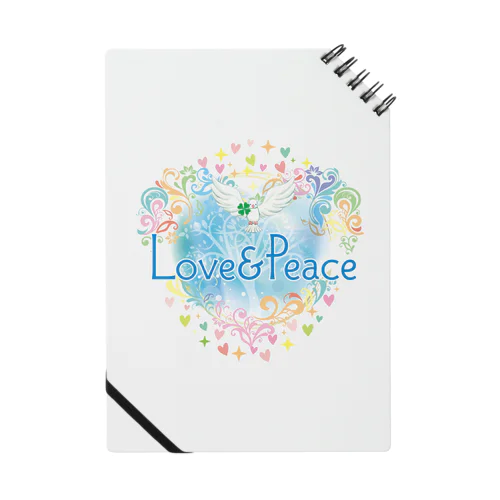 Love＆Peace大人用ロゴ ノート