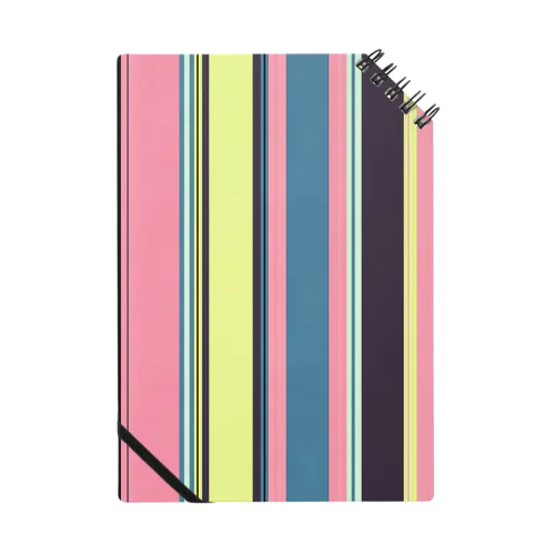 colorful stripe ノート