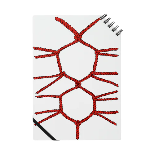 亀甲縛りかっこいいですよねの太め赤 ノート
