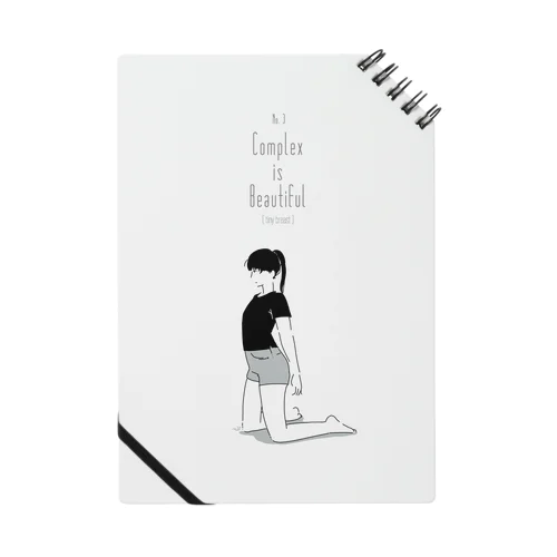 tiny breast lady Notebook