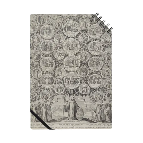 シトー会の木の下の聖ベルナルドゥス Notebook