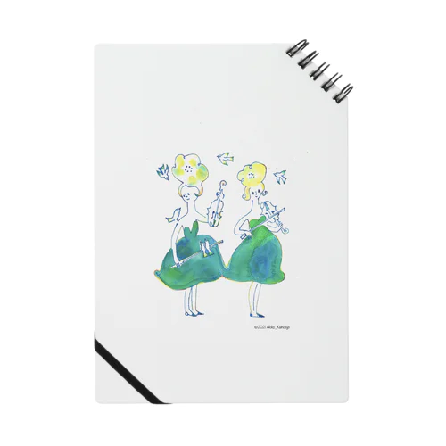 Violin Girls Notebook