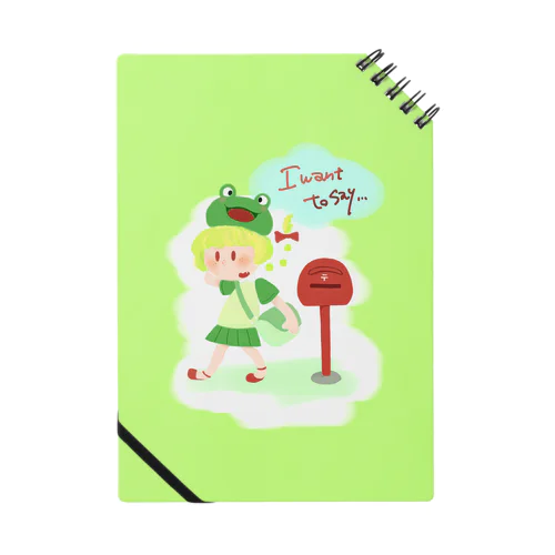 メッセンジャー（green） Notebook