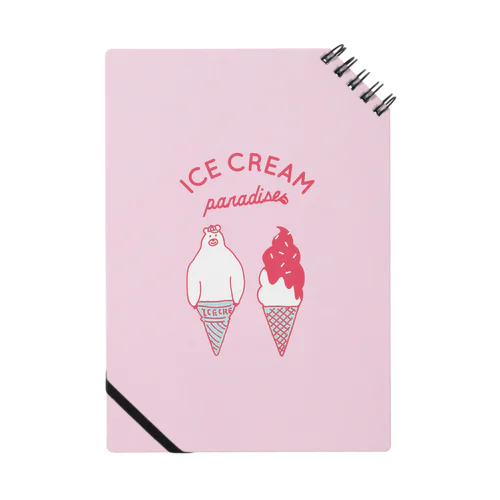 ICE CREAM paradise pink Notebook