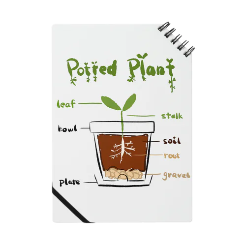 Potted Plant ノート Notebook