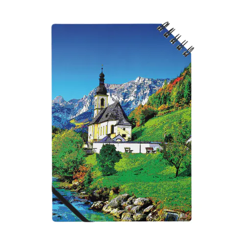 ドイツ ベルヒテスガーデンの教会 Notebook