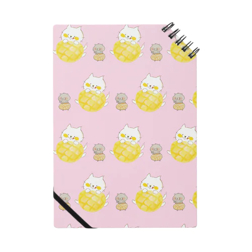 ニコとチュウタ(メロンパンPINK) Notebook