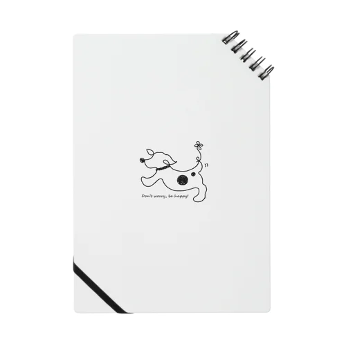 hitofudegaki-DOG（雑貨） Notebook