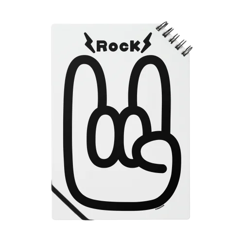 メロイックサイン★デビル・サイン(コルナサイン)LOVE ROCK ノート