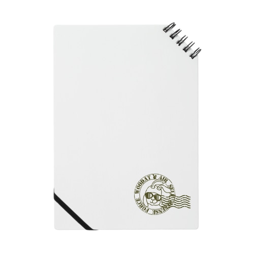 レトロなうさぎパイロットカーキ色 Notebook