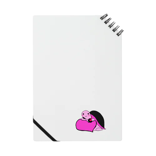 ヘッドホンかめくん　ピンク Notebook