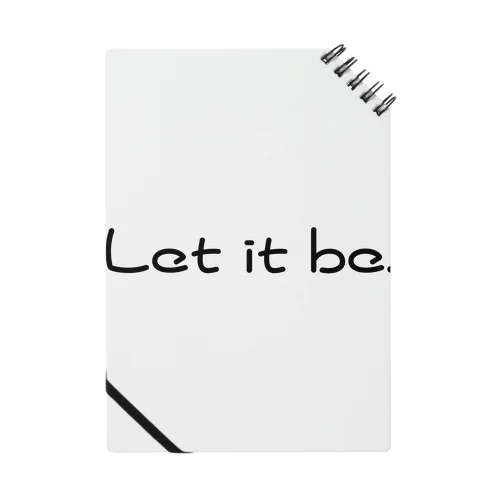 Let it be. Notebook