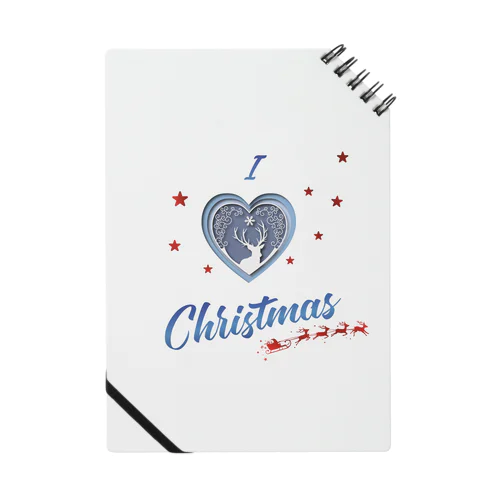 Studio Made in france 002 I love Christmas ノート