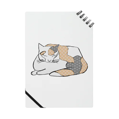 三毛猫　calico cat Notebook