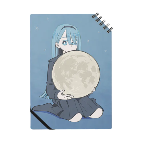 女の子と月 Notebook