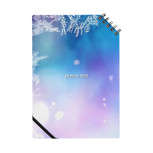 (正方形) winter magic Notebook