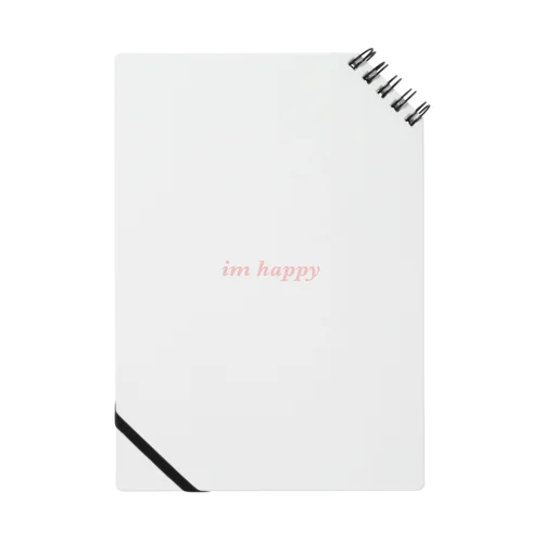 'imhappy' goods Notebook