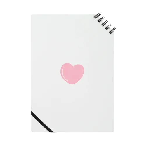 シンプルでかわいいハート Notebook