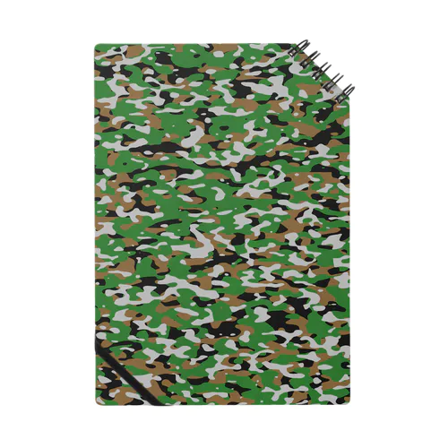 CasualCamo Woodland カジュアル迷彩 ウッドランド 緑色 茶色  サバゲー装備 Notebook