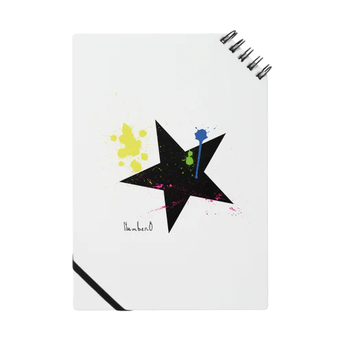 BIG STAR（星柄）ペイント Notebook