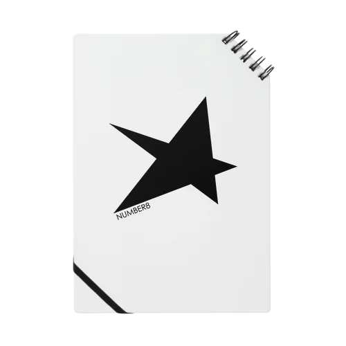 BIG STAR（星柄） Tシャツ Notebook